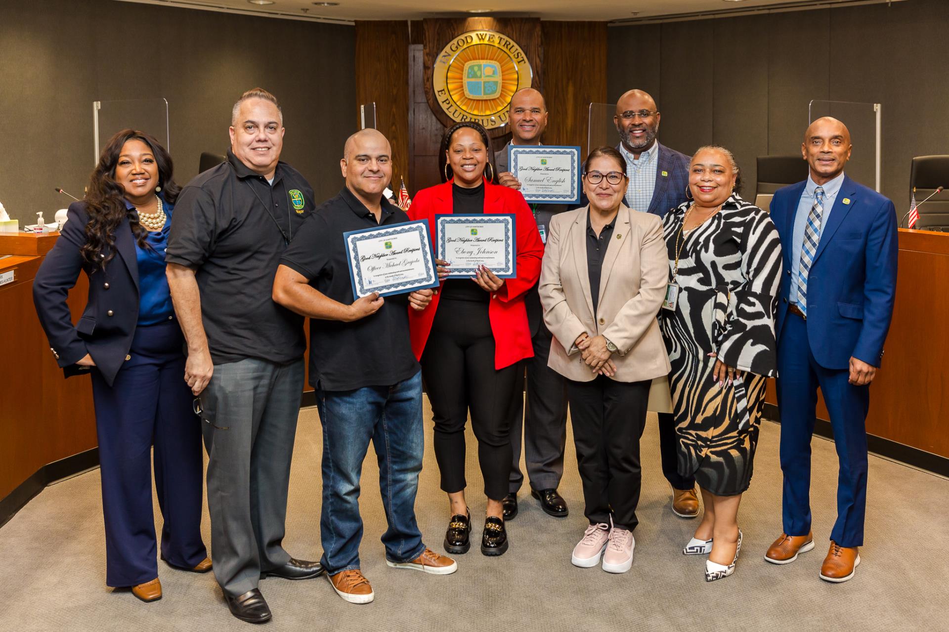 City Council and Good Neighbor Award Winners