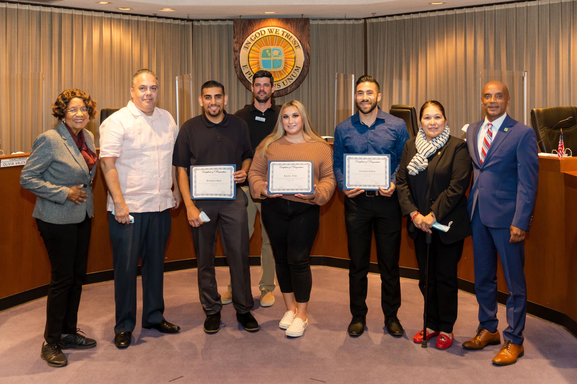 Council and Police recognition of Parks staff for life saving assistance