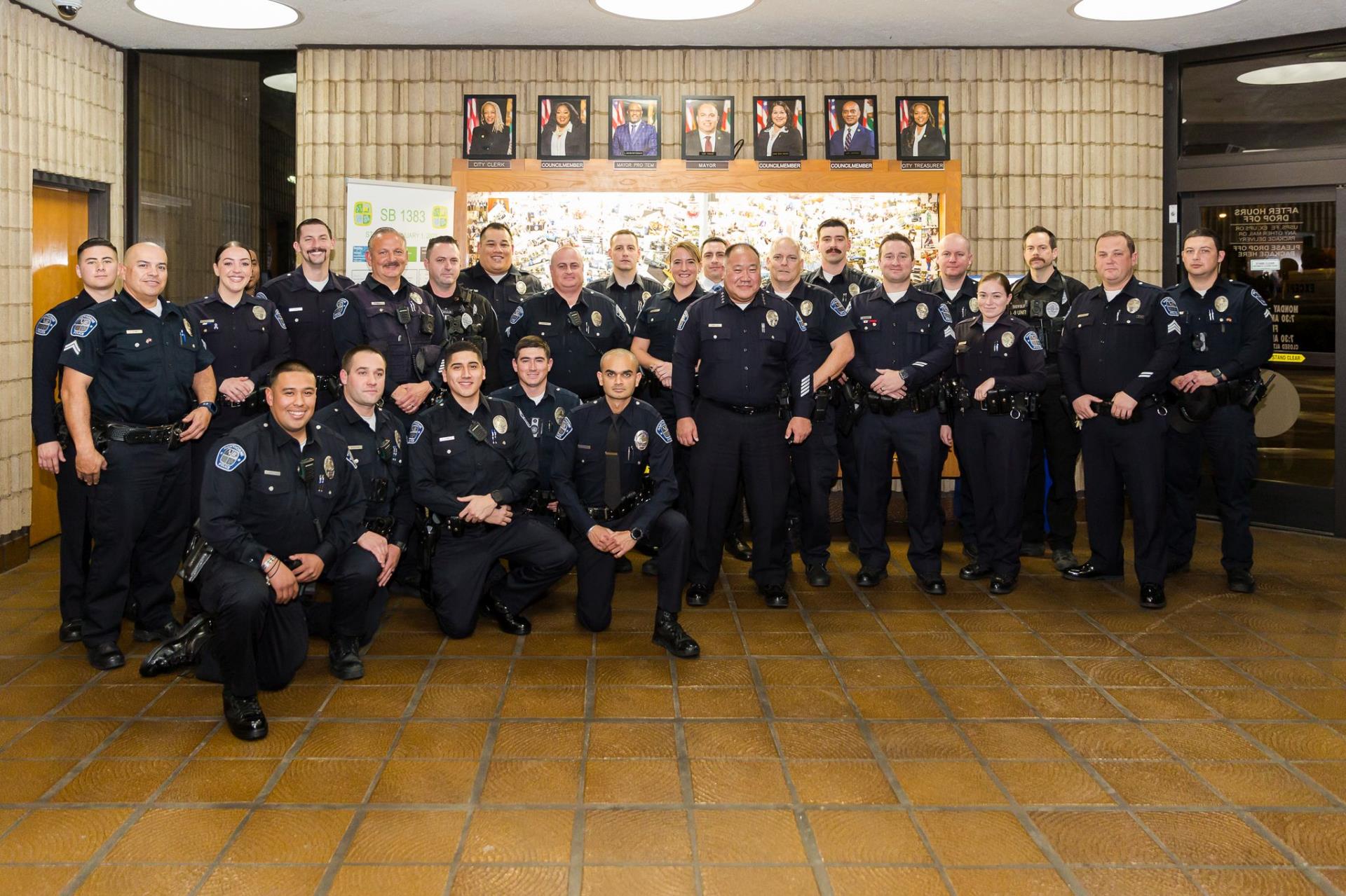 Recognition of Life Saving Awards for Police Department Staff