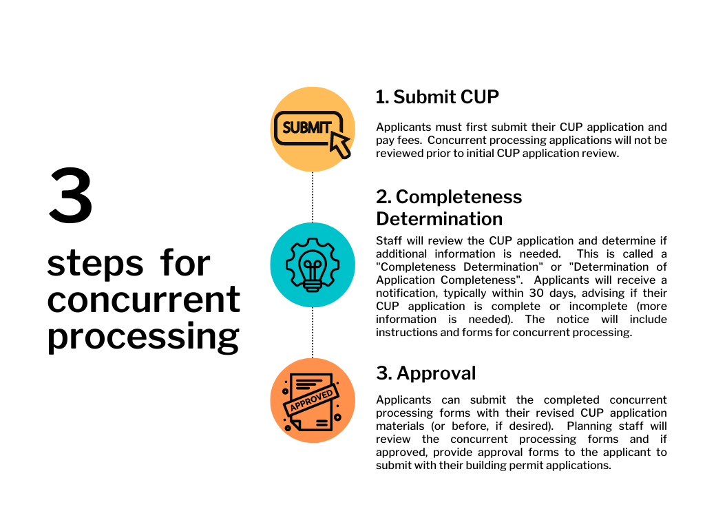 3 steps for concurrent processing